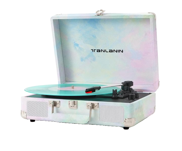 Watercolor Vinyl Record Player